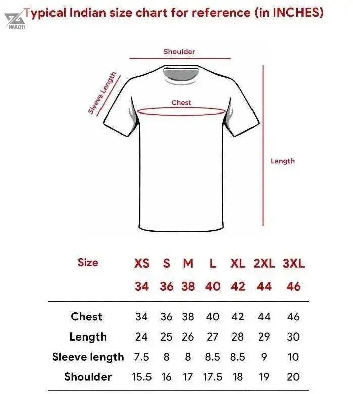 naazfit tshirt tee