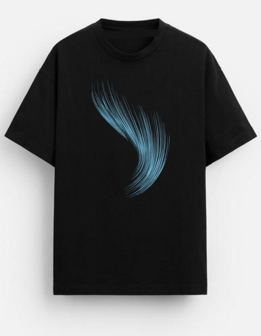 Minimalist Abstract Flow Tee | 190 GSM