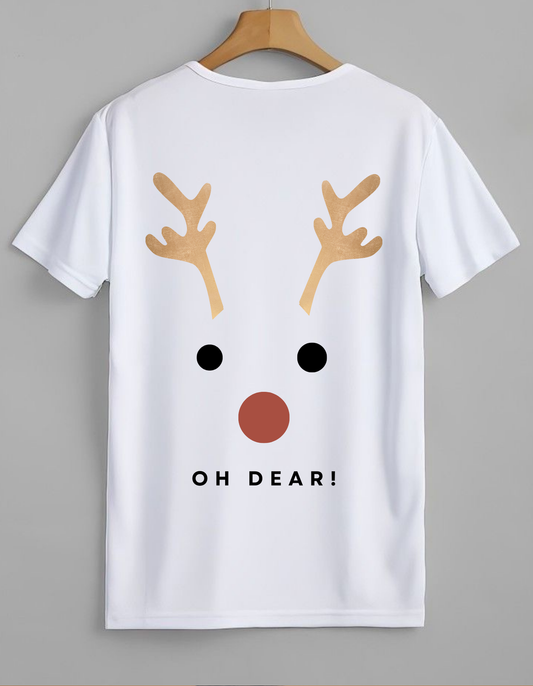 Oh Deer! Festive T-Shirt | 190 GSM