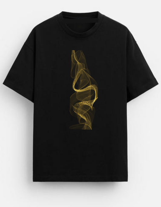 Golden Swirl T-Shirt | 190 GSM