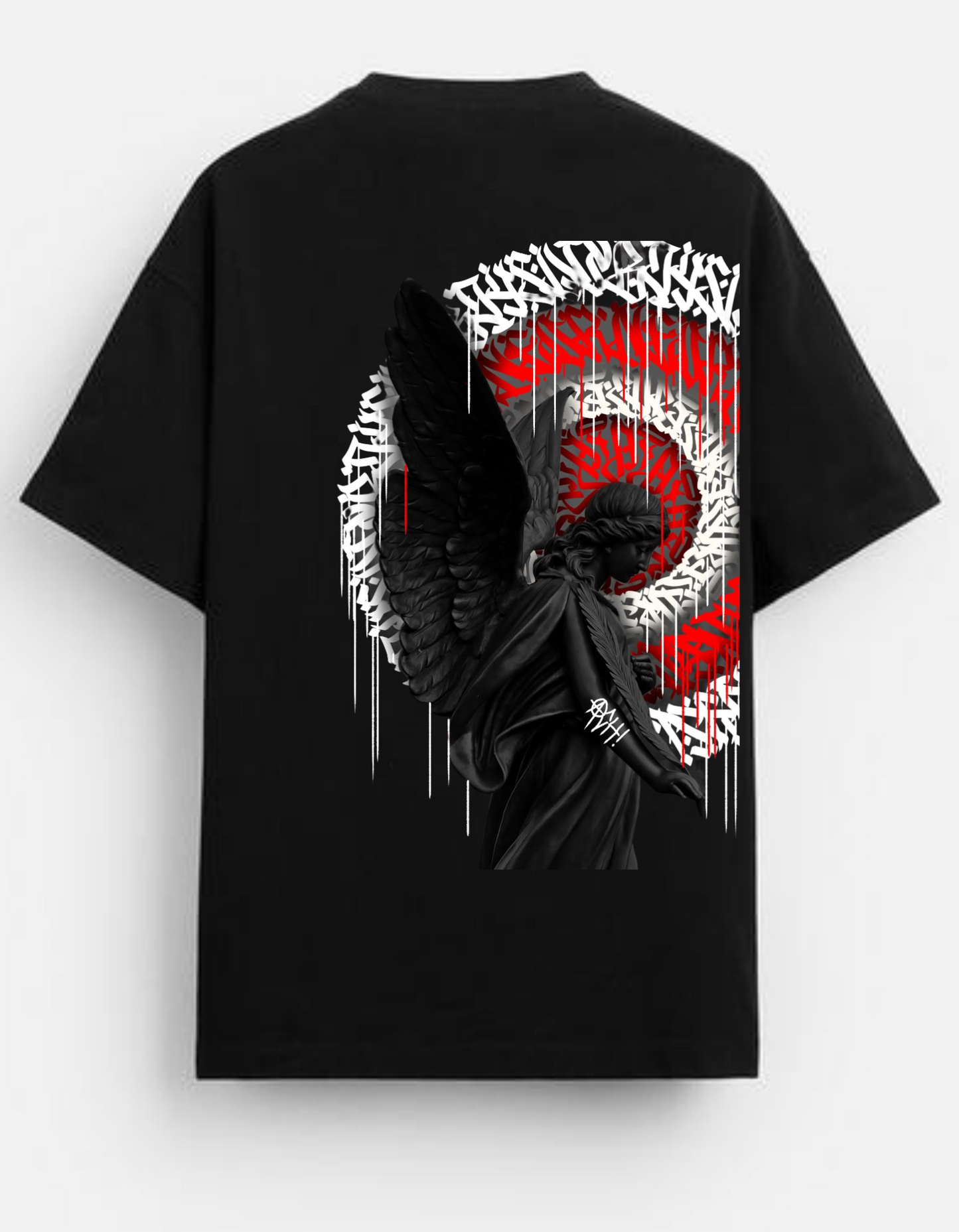 Dark Angel Graffiti T-Shirt | 190 GSM