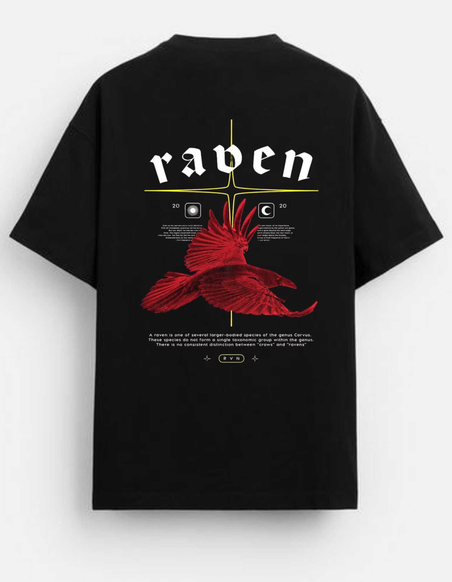 Raven Graphic Tee | 190 GSM