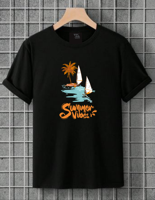 Summer Vibes Minimalist Tee | 190 GSM