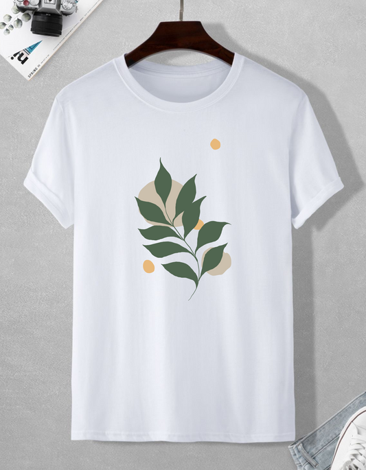 Botanical Leaf Tee | 190 GSM