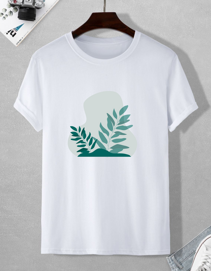 Botanical Leaf Tee | 190 GSM