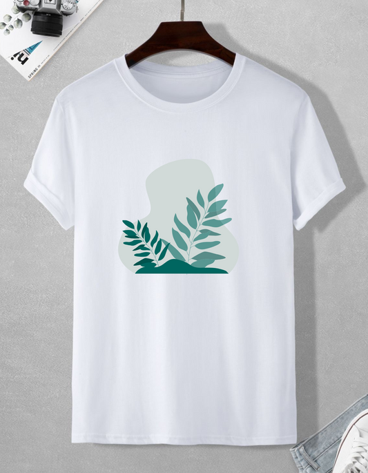 Botanical Leaf Tee | 190 GSM