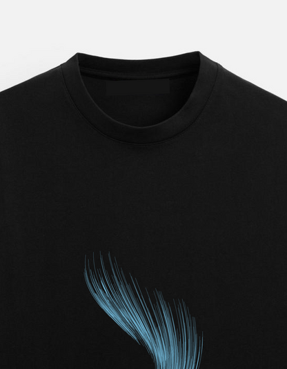 Minimalist Abstract Flow Tee | 190 GSM