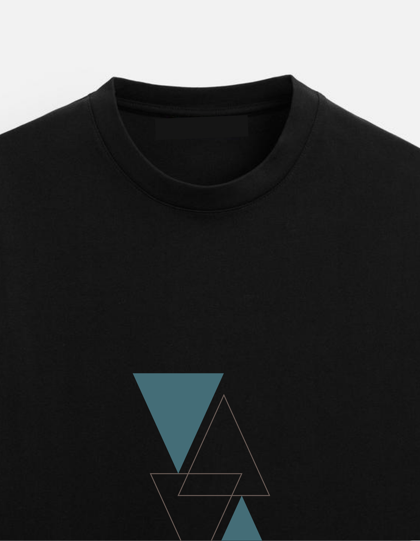 Geometric Triangle T-Shirt | 190 GSM
