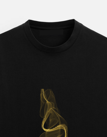 Golden Swirl T-Shirt | 190 GSM