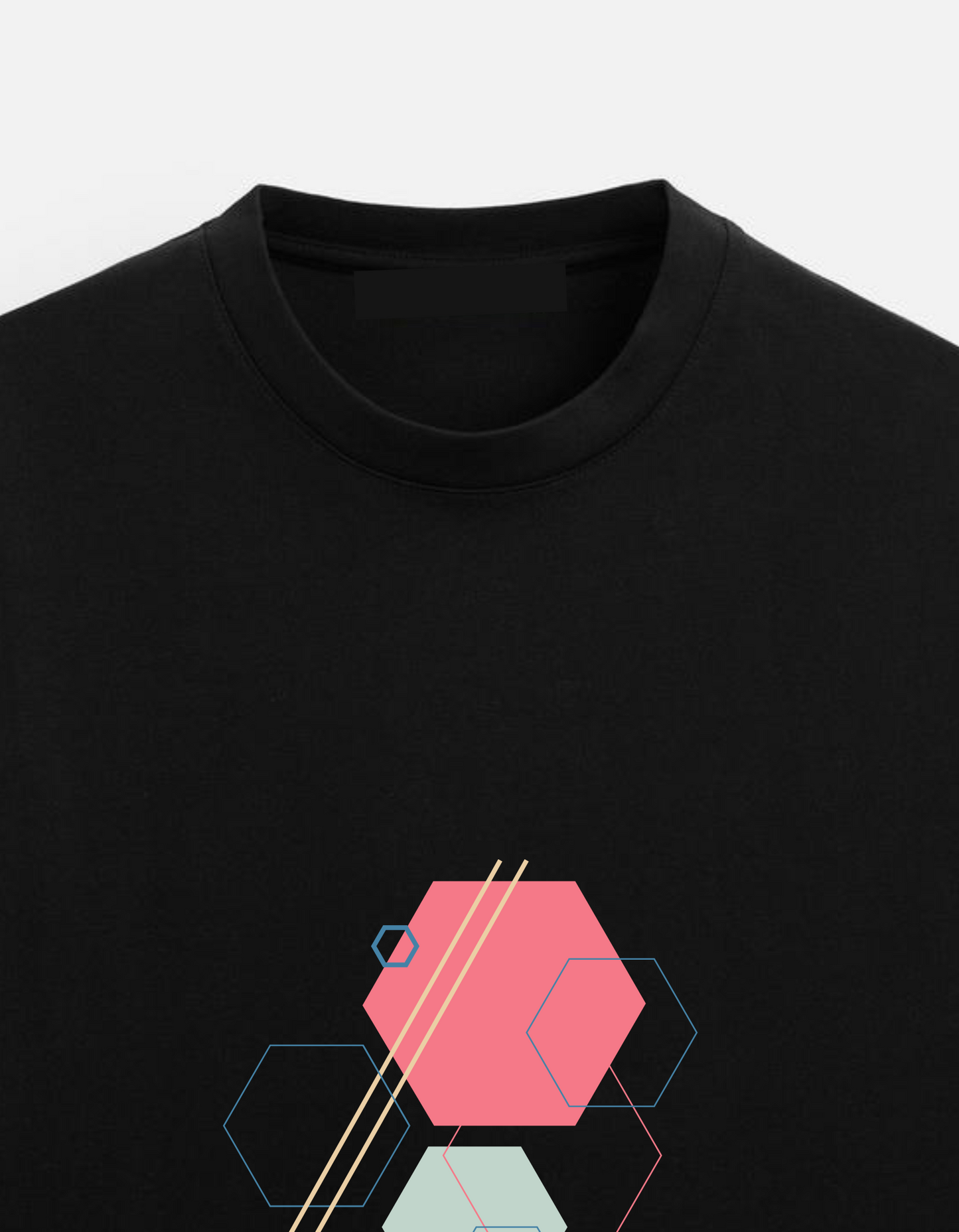 Minimalist Geometric Abstract Tee | 190 GSM