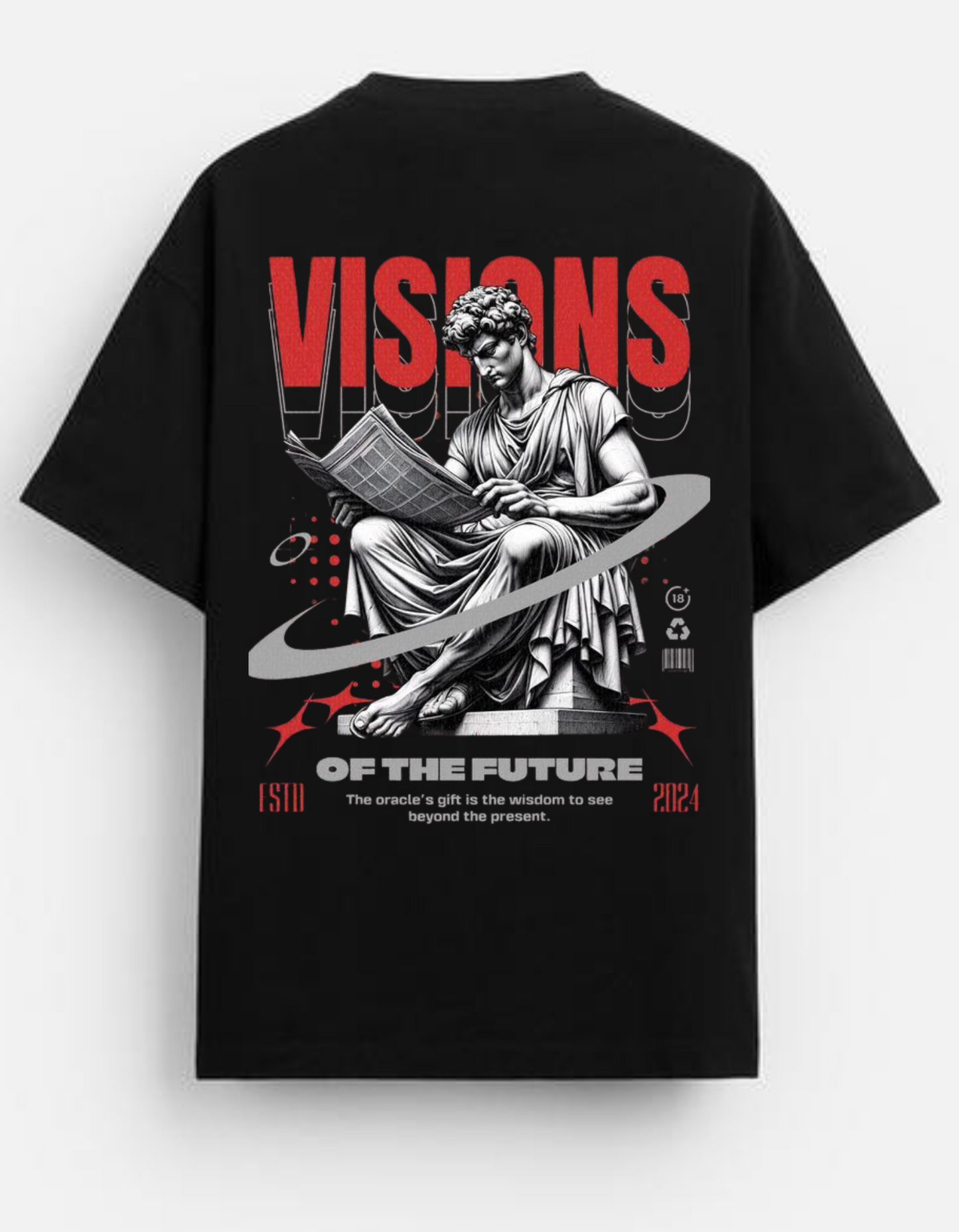 Narcotic Graffiti Statue T-Shirt | 190 GSM