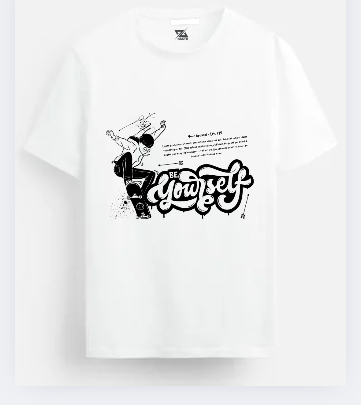 Be Yourself Graphic Tee | 190 GSM