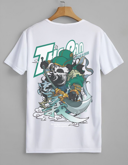 Warrior Panda Tee | 190 GSM