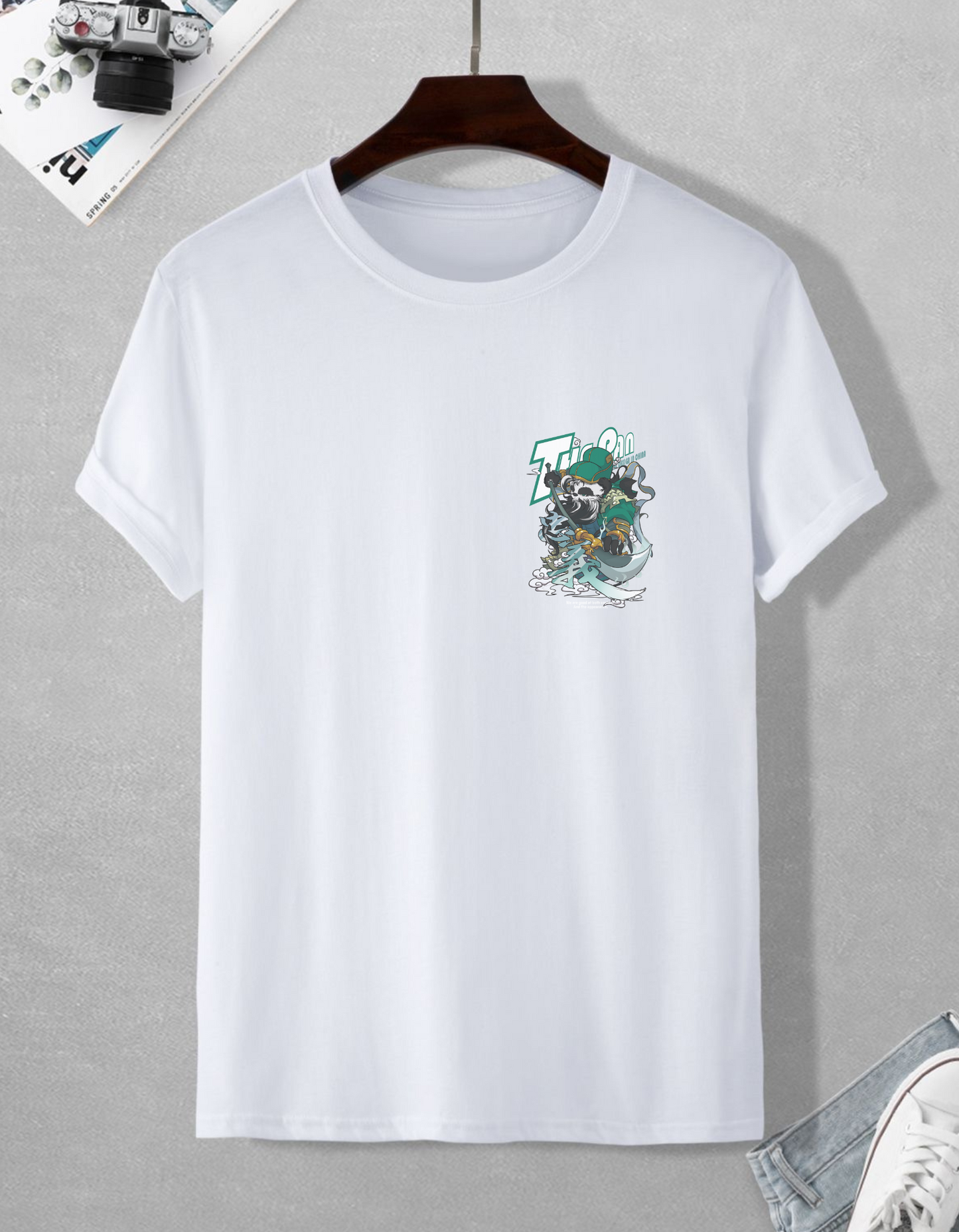 Warrior Panda Tee | 190 GSM