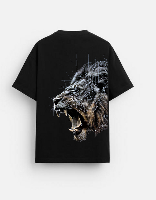 Digital Lion T-Shirt | 190 GSM