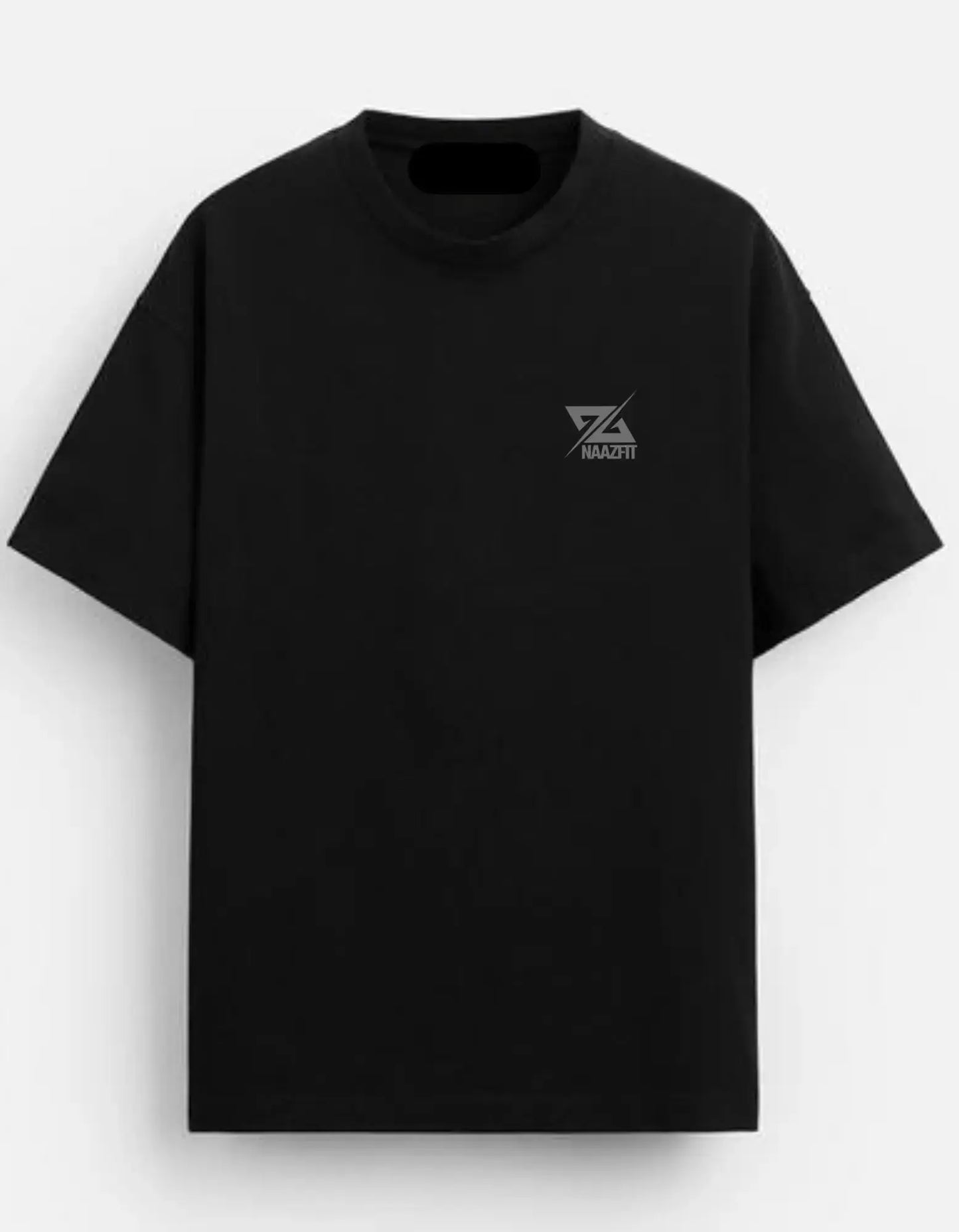 Naazfit premium black t-shirt